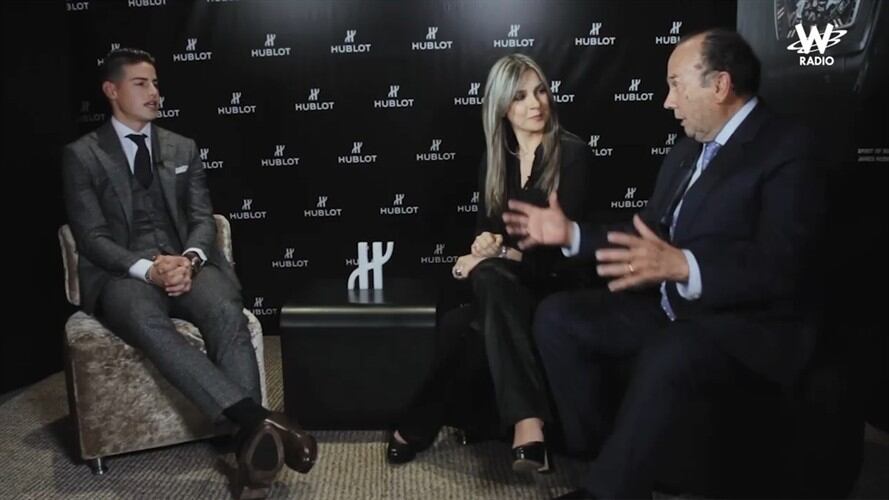 Hay mucho periodista que lo quería afuera (a Pékermán): James Rodríguez. Foto: W Radio