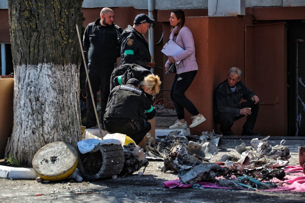 Genocidio de ucranianos. (Photo by Nina Liashonok/Ukrinform/NurPhoto via Getty Images)