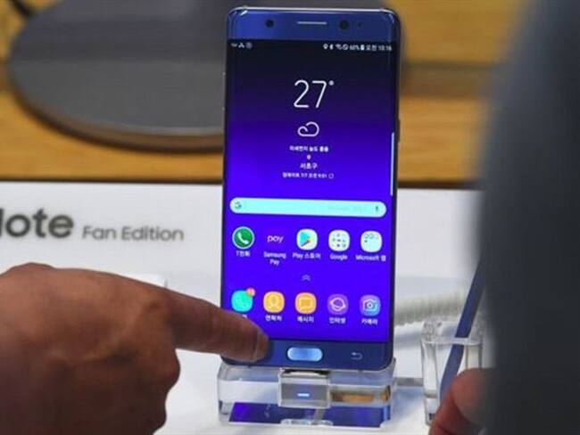 Galaxy Note 7 Fan Edition (FE) es un llamado a los fans de Samsung y una apuesta por las segundas oportunidades.. Foto: BBC Mundo