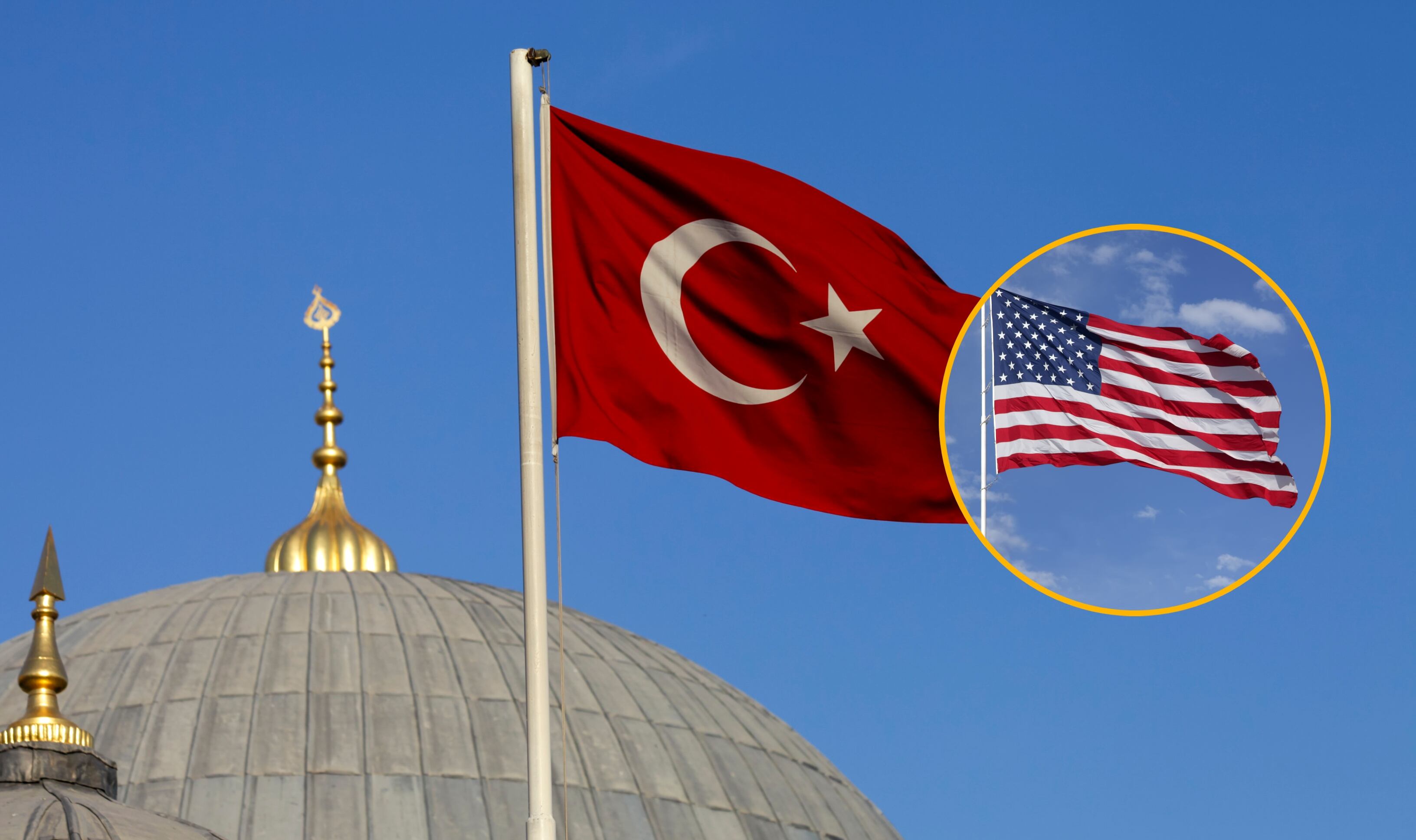 Banderas de Irán y EE.UU. Foto; Tetra Images/ Royce Bair vía Getty Images. 