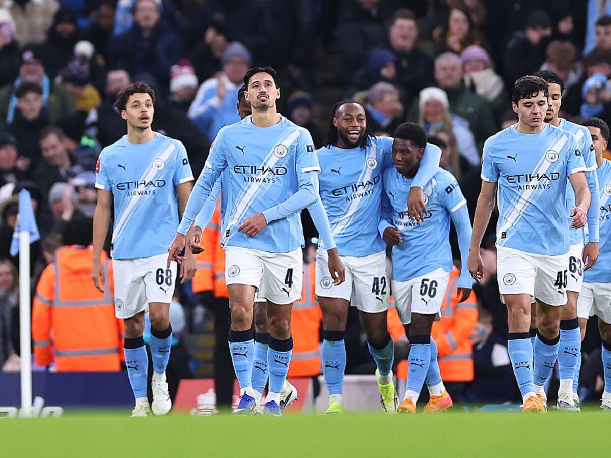 El Manchester City ganó 10-1 al Exeter City en FA Cup con nueve goleadores diferentes