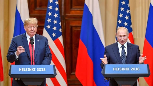 El presidente de Estados Unidos con su homologo Donald Trump. Foto: Getty Images