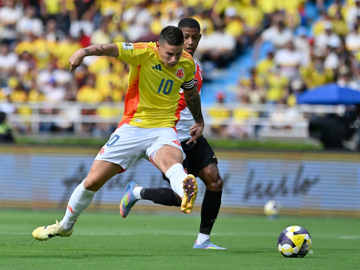 James Rodríguez tras el partido de Colombia ante Perú: “dimos absolutamente todo”