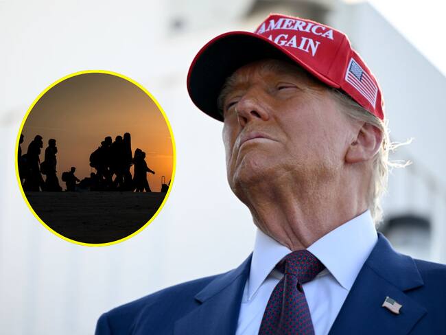 Donald Trump. I Foto: Brandon Bell/Getty Images. Imagen de referencia de migración. I Foto: Getty Images.