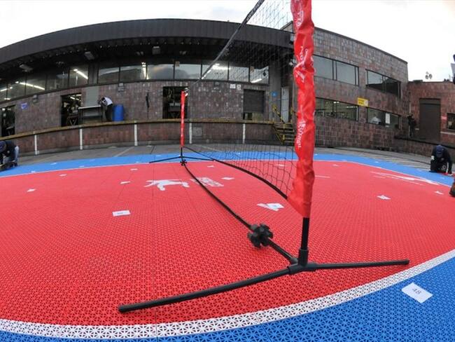 Colombia tendrá la segunda cancha certificada de fútbol-tenis en el mundo. Foto: Cortesía