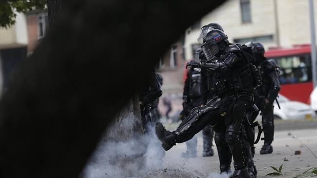 En Sigue La W habló el Mayor (r) Fabián Mauricio Infante, condenado por encubrir muerte de manifestante Nicolás. . Foto: Colprensa