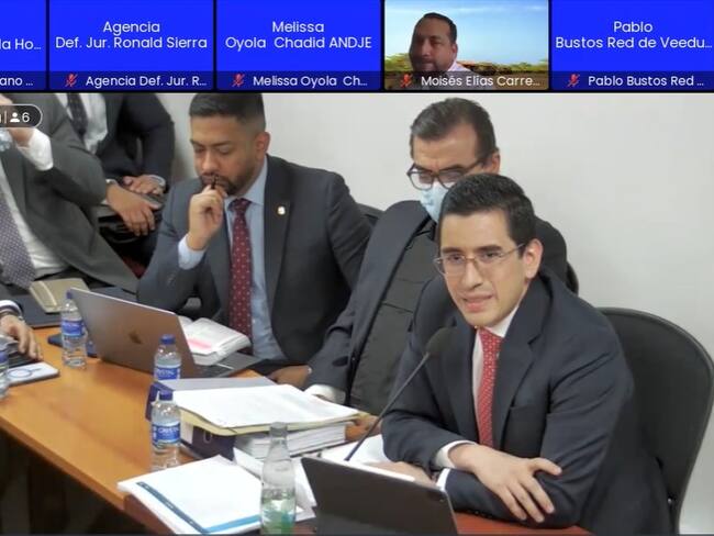 Abogado José Moreno, defensor de Olmedo López.