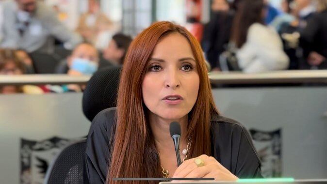 Clara Lucía Sandoval, concejal de Bogotá. Foto: Concejo de Bogotá.