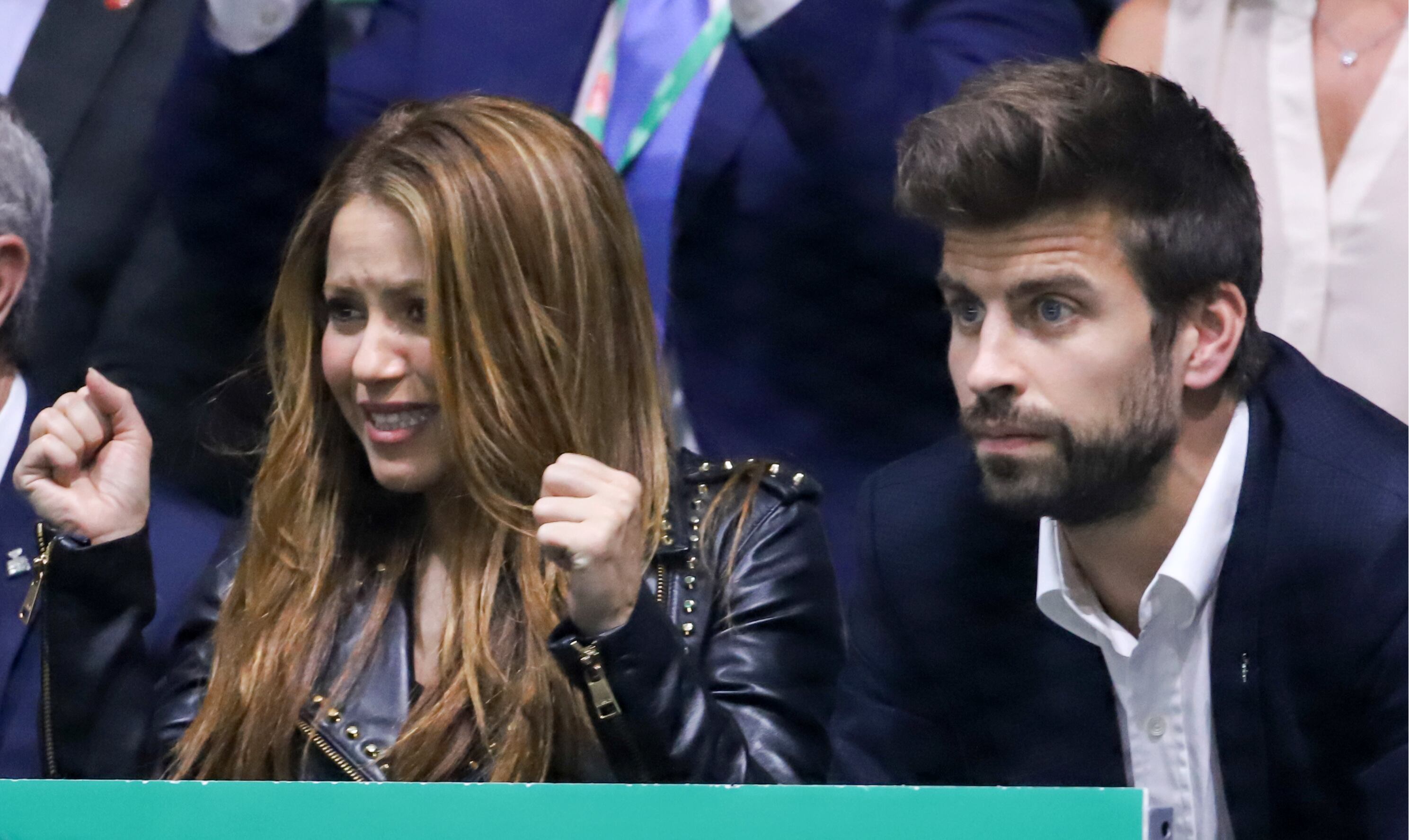 Shakira y Gerard Piqué asisten a la final de la Copa Davis en Caja Mágica el 24 de noviembre de 2019 en Madrid, España. Foto de Europa Press Entertainment/Europa Press vía Getty Images.