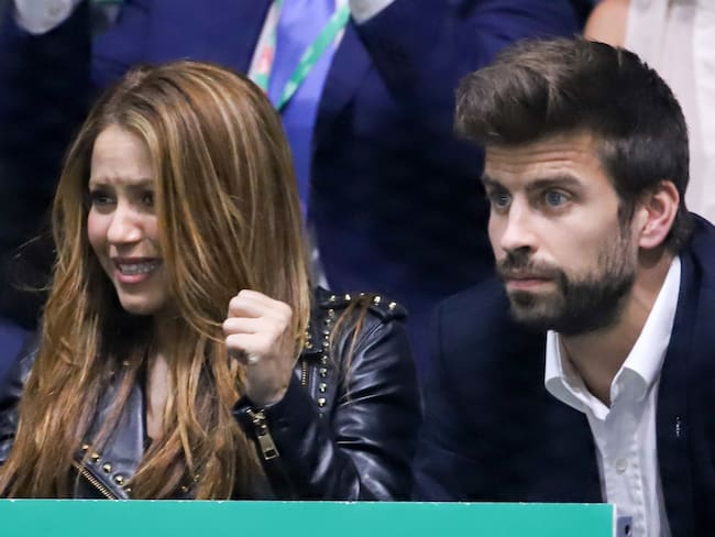 Shakira y Gerard Piqué asisten a la final de la Copa Davis en Caja Mágica el 24 de noviembre de 2019 en Madrid, España. Foto de Europa Press Entertainment/Europa Press vía Getty Images.