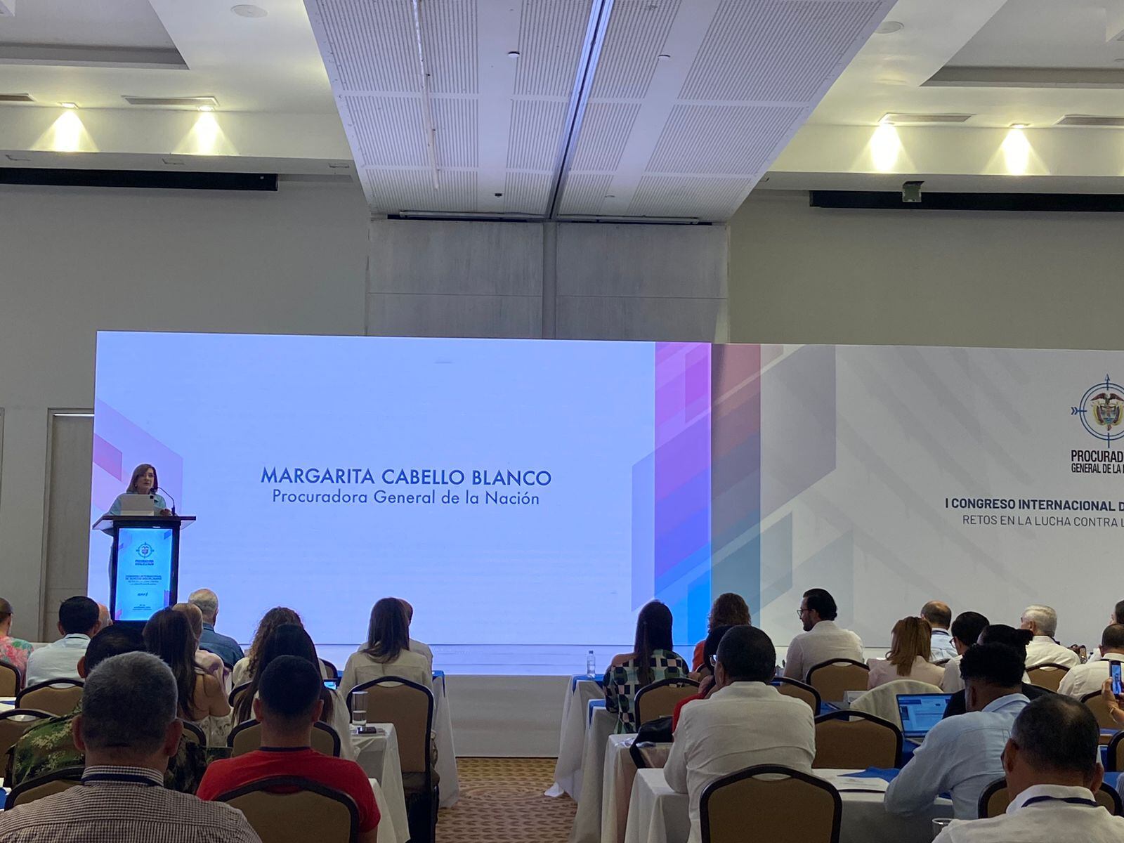 Procuradora Margarita Cabello. Foto: W Radio.