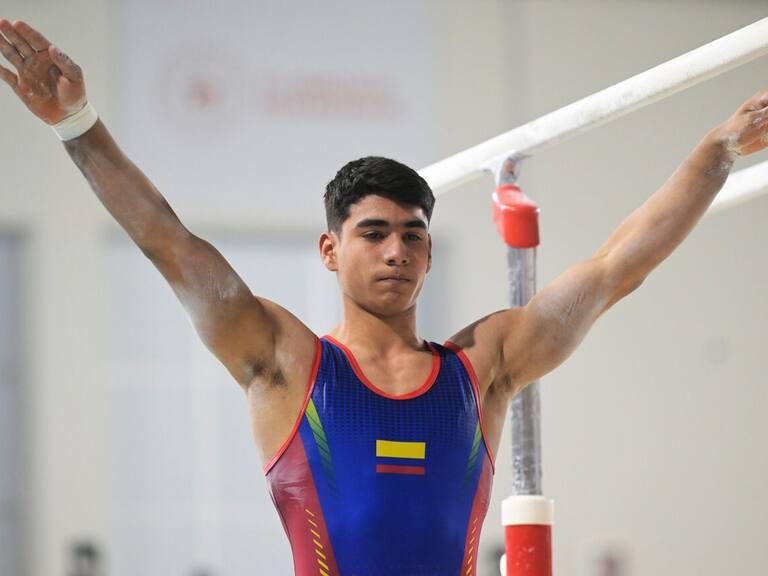 Juegos Olímpicos París 2025 el gimnasta Ángel Barajas logró el cupo