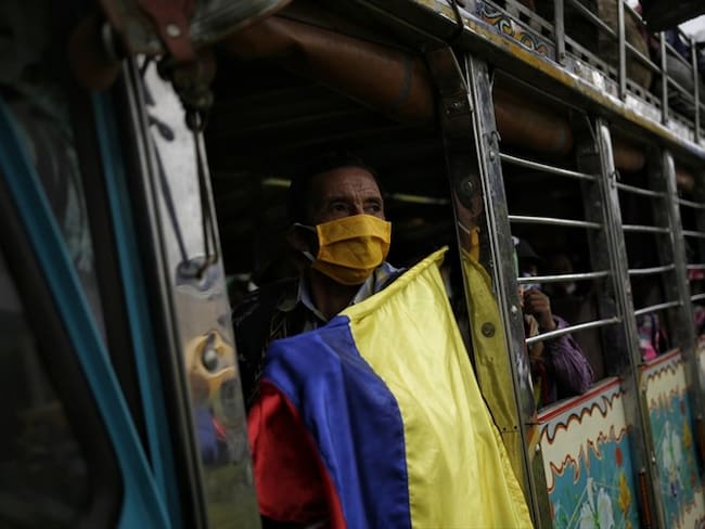 Grupos indígenas inician movilizaciones para unirse al paro nacional del 28 de abril. Foto: Colprensa