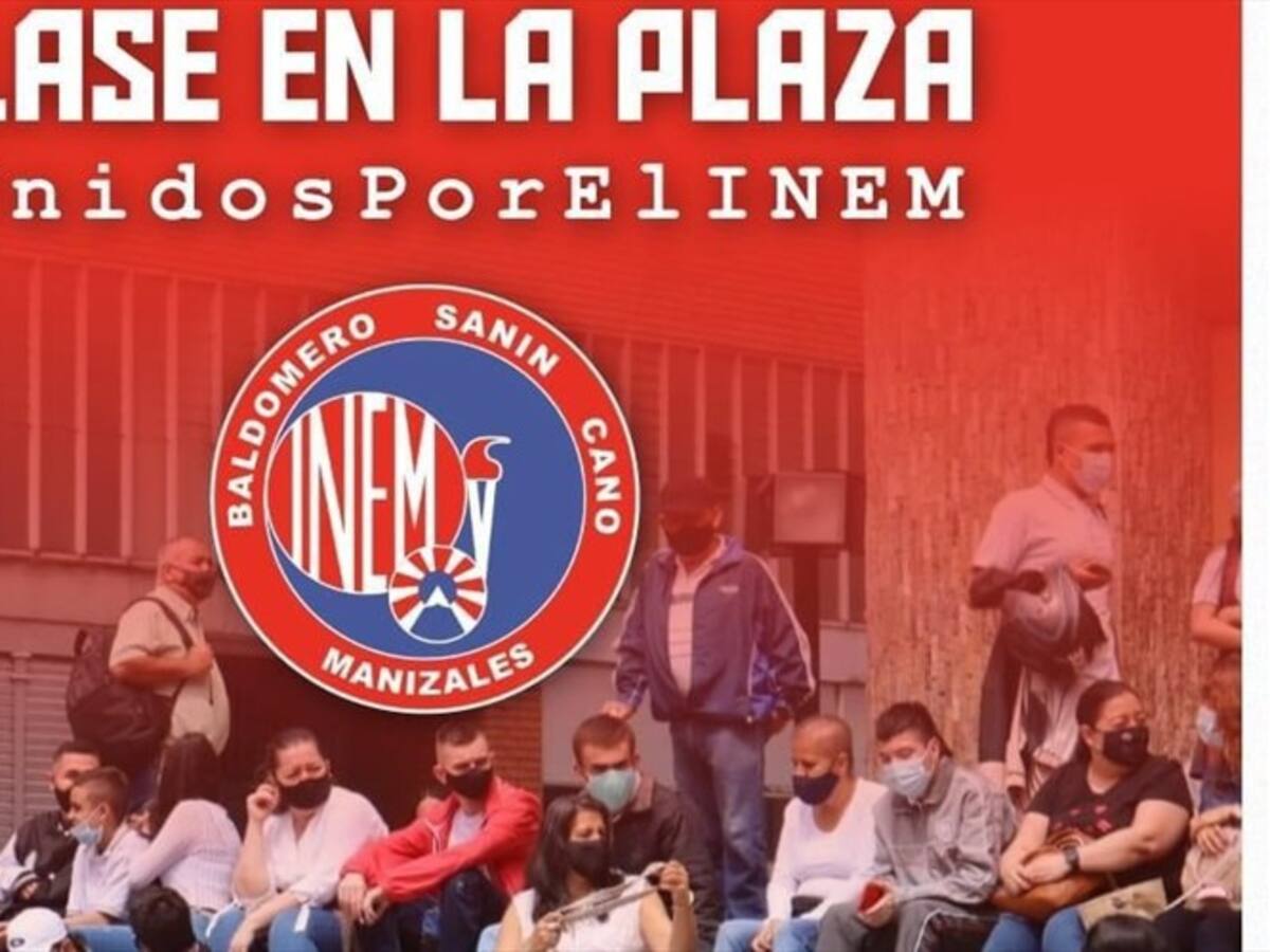 Nuevamente docentes, estudiantes y directivos del colegio INEM harán un plantón