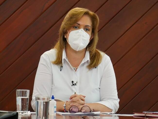 El anuncio fue hecho por la gobernadora del Valle del Cauca, Clara Luz Roldán. Foto: Gobernación del Valle