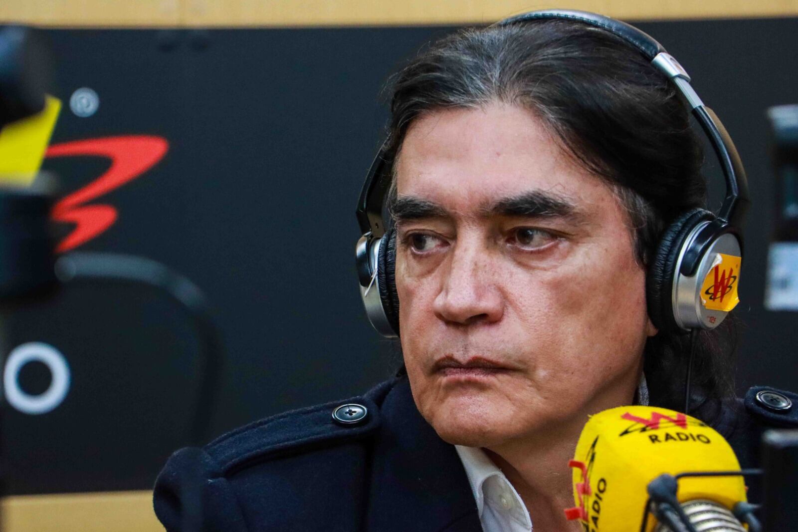 Gustavo Bolívar en W Radio. Foto: W Radio.