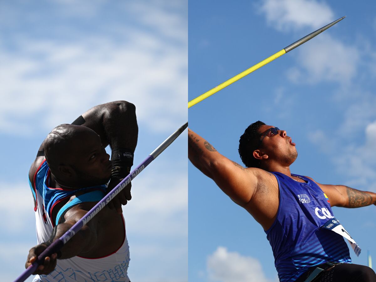 Mauricio Valencia (Matthias Hangst / Getty Images) y Diego Fernan Meneses (Francois Nel / Getty Images)