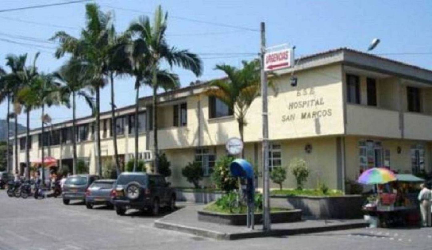 Hospital San Marcos, Caldas. Crédito: Archivo.