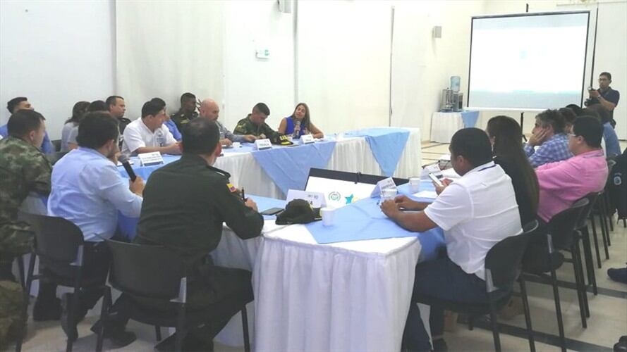 Grupo élite para investigar crímenes. Foto: Cortesía Alcaldía de Santa Marta