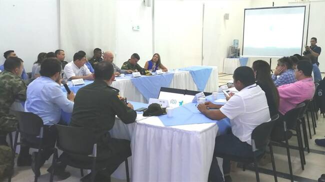 Grupo élite para investigar crímenes. Foto: Cortesía Alcaldía de Santa Marta