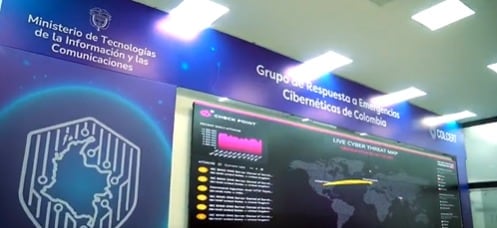 MinTic inauguró el Centro de Operaciones de Seguridad Nacional (SOC) . Foto: Twitter MinTIC.