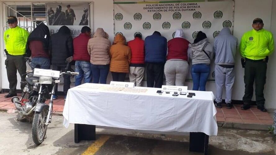 Se estableció que alias Dayana era quien lideraba la estructura denominada “Los Diablos”, presentaba antecedentes penales por hurto. Foto: Policía Nacional