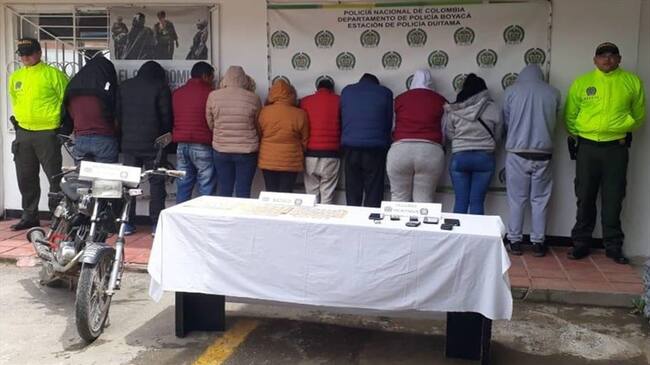 Se estableció que alias Dayana era quien lideraba la estructura denominada “Los Diablos”, presentaba antecedentes penales por hurto. Foto: Policía Nacional