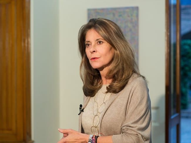 La vicepresidenta Marta Lucía Ramírez reconoció que existe “un desequilibrio en el gabinete paritario”. Foto: Colprensa / PRESIDENCIA