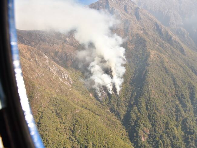 Seis focos de incendio fueron detectados en la Sierra Nevada de Santa Marta