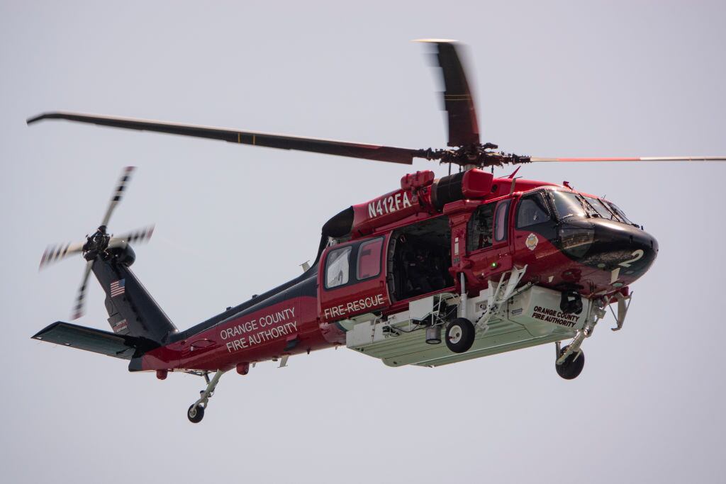 Helicóptero Firehawk - imagen de referencia. Foto: Kevin Carter/Getty Images