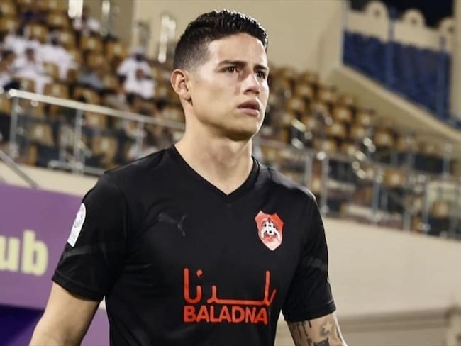 James Rodríguez, futbolista colombiano en el club Al-Rayyan de Catar. Foto: Instagram @jamesrodriguez10