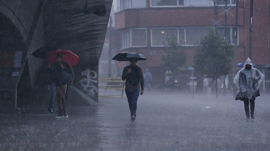 Temporada de lluvias en Colombia. Foto: Colprensa