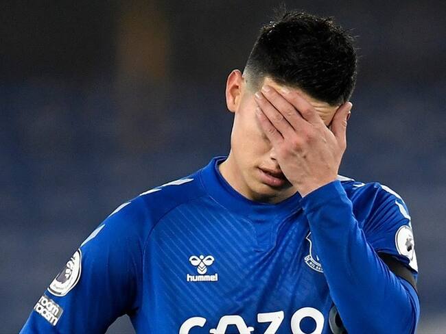 Fuertes críticas a James Rodríguez desde Inglaterra. Foto: Peter Powell - Pool/Getty Images