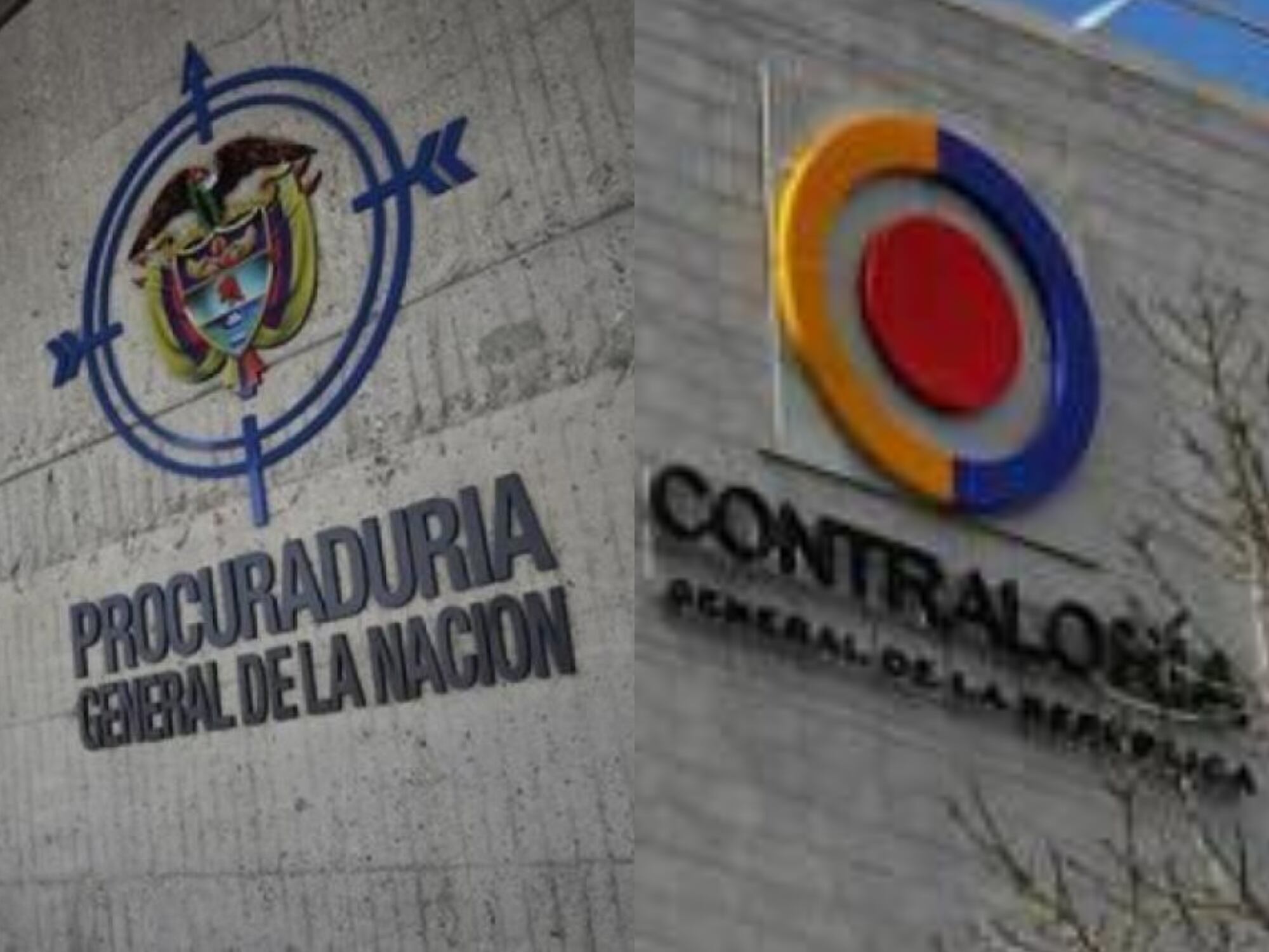 Procuraduría y Contraloría. Fotos: Suministradas.
