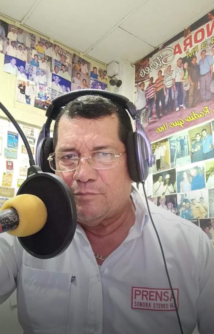 Asesinan al periodista Mardonio Mejía en San Pedro, Sucre. Foto: cortesía Caracol Radio.