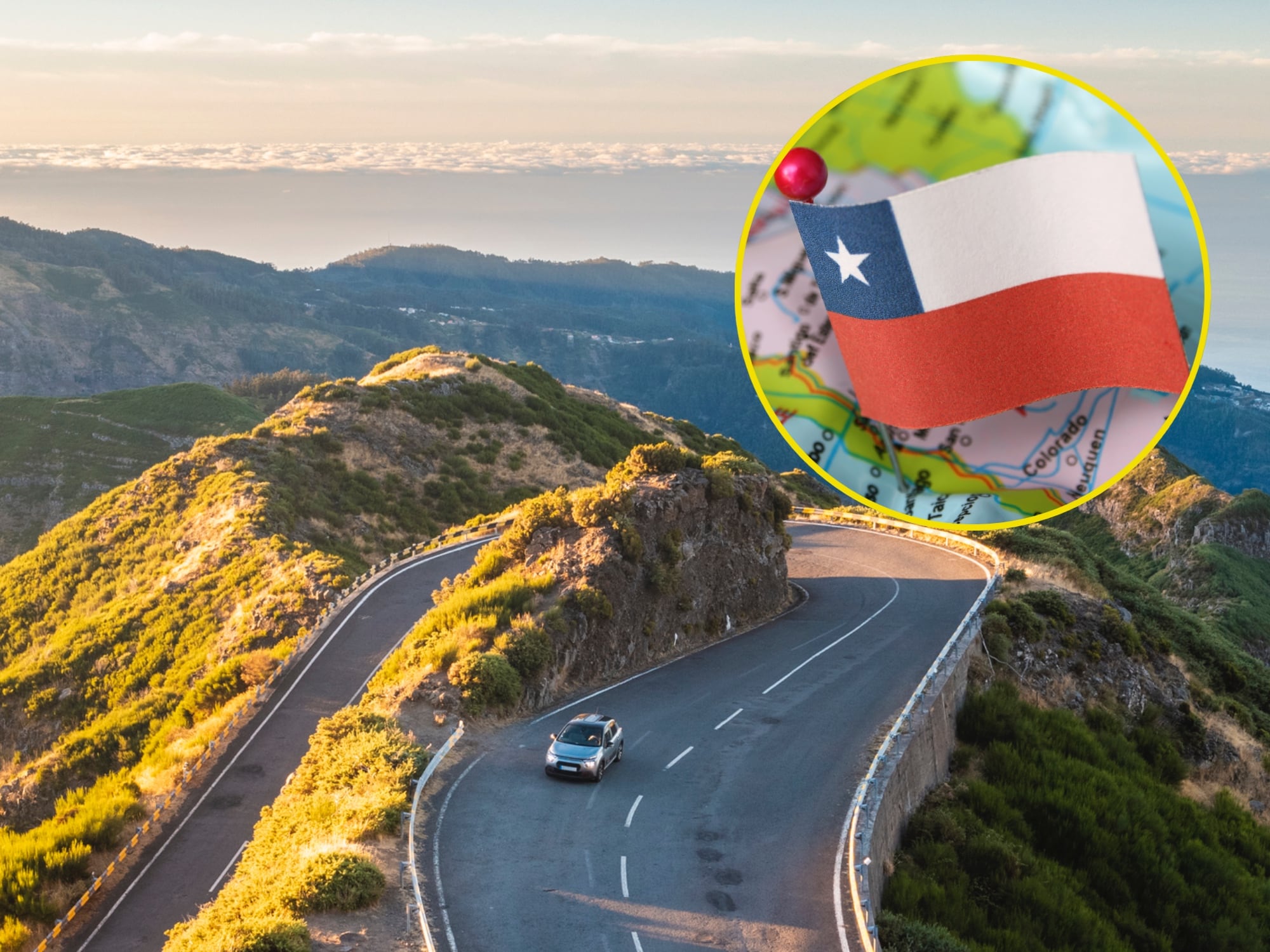 ¿Cuántos días hay de Colombia a Chile por tierra?