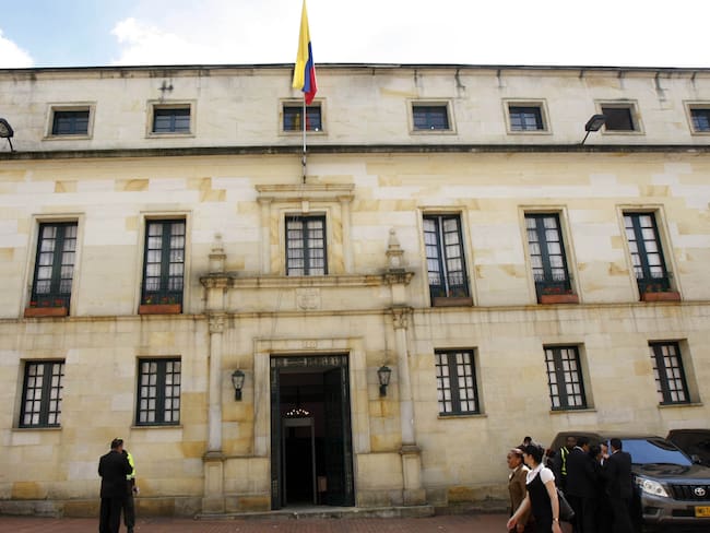 Fachada Cancillería, Ministerio de Relaciones Exteriores de Colombia, Bogotá. (COLPRENSA- MAURICIO ALVARADO)