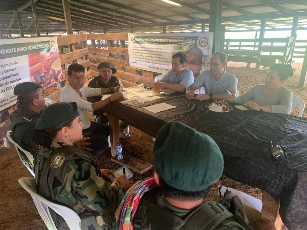 Reunión entre Farc y Gobierno. Foto: Suministrada a W Radio