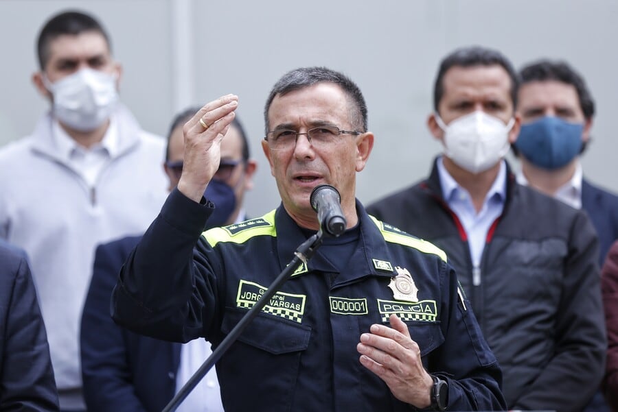 General de la Policía Nacional, Jorge Luis Vargas. Foto: Colprensa