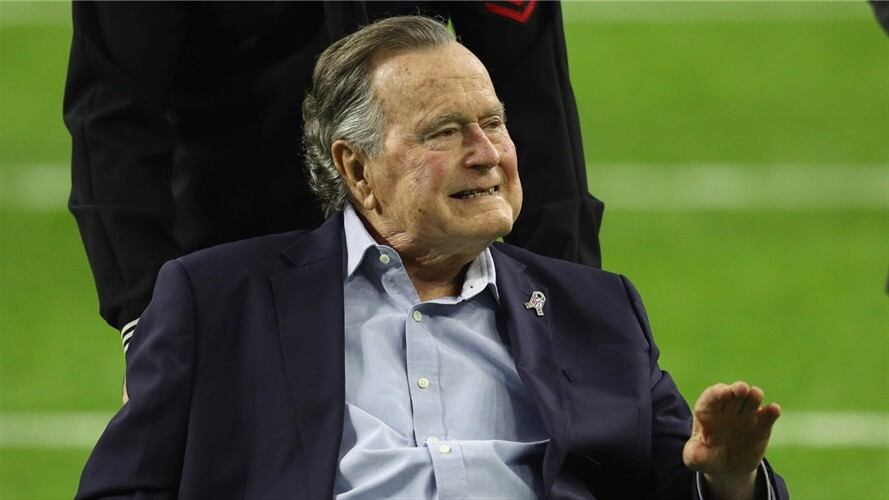 El expresidente de EE.UU. George H.W. Bush. Foto: Getty Images