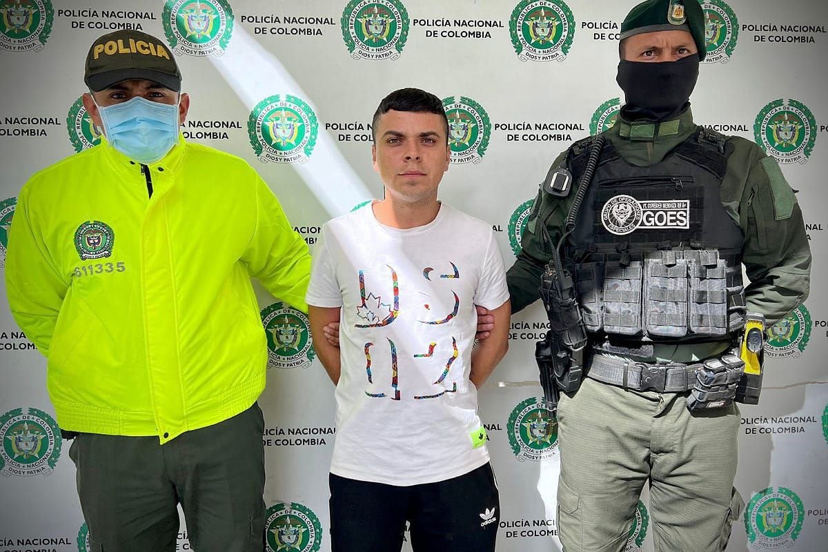 Fernando Espinosa Ruano, capturado por el delito de homicidio. crédito: Policía de Popayán.