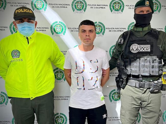 Fernando Espinosa Ruano, capturado por el delito de homicidio. crédito: Policía de Popayán.