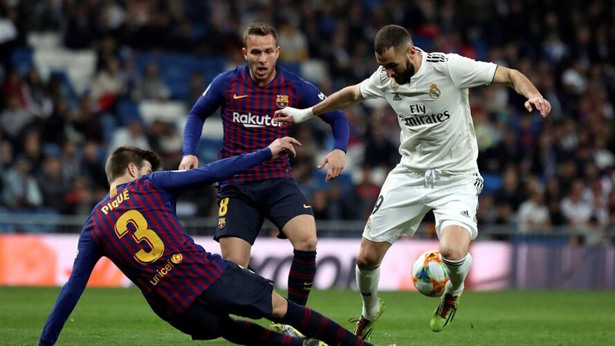 Clásico Madrid -Barcelona. Foto: Agencia EFE
