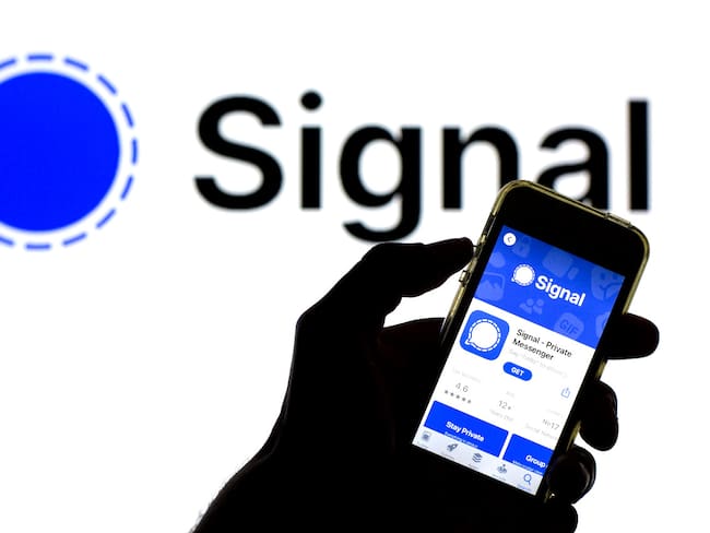 Signal app. Foto Getty
