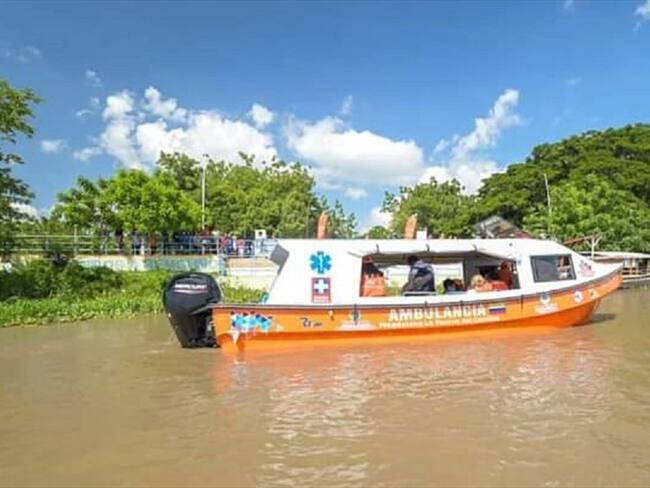 En pueblo palafito del Magdalena atentan contra una ambulancia medicalizada. Foto: Gobernación del Magdalena