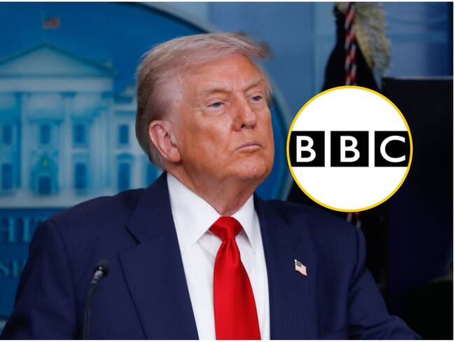 Donald Trump celebró la dimisión del director de la BBC y le acusa de “corrupto”. Foto: Getty Images/ BBC.