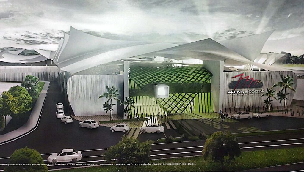 Imagen del brochure del proyecto de centro comercial de la constructora 'Entertainment', que tiene denuncias por demoras. Foto: Suministrada por Andrés Caamaño/Sigue La W.