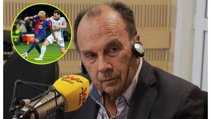 Hernán Peláez y sus análisis del primer tiempo del Barcelona contra Inter.