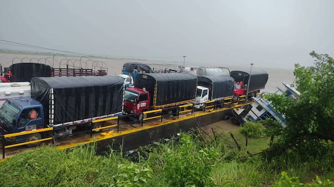 Suspenden operación del ferry en Salamina, Magdalena tras incidente por vendaval/ Suministrada.