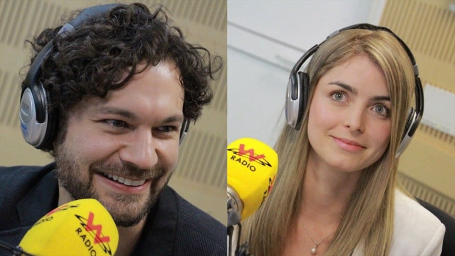 José Narváez y Cristina Hurtado en La W. Foto: La W con Vicky Dávila